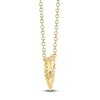 Thumbnail Image 2 of Shy Creation Diamond Accent Beaded Heart Necklace 14K Yellow Gold 18&quot; J-SC55026096