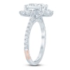 Thumbnail Image 2 of Pnina Tornai Oval-Cut Lab-Created Diamond Halo Engagement Ring 2-3/4 ct tw 14K White Gold