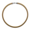 Thumbnail Image 2 of Italia D'Oro Solid Reversible Omega Necklace 14K Two-Tone Gold 17&quot;