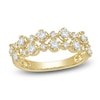 Thumbnail Image 1 of Lab-Created Diamond Two-Row Buttercup Ring 3/4 ct tw 14K Yellow Gold