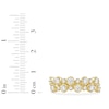 Thumbnail Image 4 of Lab-Created Diamond Two-Row Buttercup Ring 3/4 ct tw 14K Yellow Gold