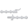 Thumbnail Image 2 of Lab-Created Diamond Buttercup Bracelet 3 ct tw 14K White Gold 7.25"