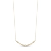 Thumbnail Image 1 of Lab-Created Diamond Buttercup Smile Necklace 1 ct tw 14K Yellow Gold 18&quot;