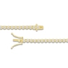 Thumbnail Image 2 of Lab-Created Diamond Riviera Necklace 6 ct tw 14K Yellow Gold 18"