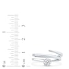 Thumbnail Image 4 of Lab-Created Diamond Solitaire Buttercup Spiral Ring 1/2 ct tw 14K White Gold