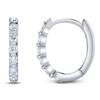 Thumbnail Image 3 of Shy Creation Diamond Hoop Earrings 1/4 ct tw 14K White Gold J-SC55021641