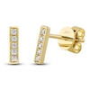 Thumbnail Image 1 of Shy Creation Diamond Vertical Bar Earrings 1/20 ct tw 14K Yellow Gold J-SC55002206