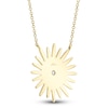 Thumbnail Image 3 of Shy Creation Diamond Sun Necklace 3/8 ct tw 14K Yellow Gold 18&quot; J-SC55004270