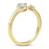 Thumbnail Image 2 of Lab-Created Diamond Buttercup Open Cuff Ring 1/2 ct tw 14K Yellow Gold