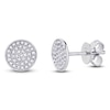 Thumbnail Image 2 of Shy Creation Stud Earrings 1/8 ct tw Diamonds 14K White Gold J-SC55002269