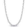 Thumbnail Image 1 of Shy Creation Diamond Alternating Link Necklace 8-1/8 ct tw 14K White Gold 16&quot; SC55014093Z16