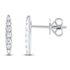 Thumbnail Image 1 of Shy Creation Diamond Tapered Bar Earrings 1/6 ct tw 14K White Gold SC55024840