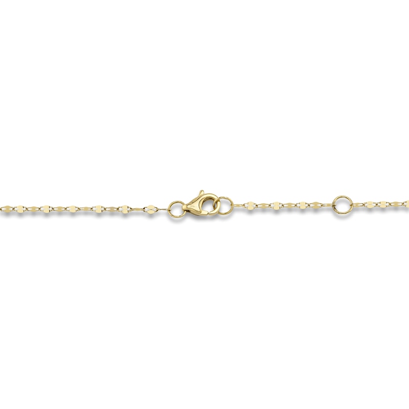 Main Image 2 of Shy Creation Diamond Bezel-Set Station Necklace 1/5 ct tw 14K Yellow Gold 18&quot; SC55025783