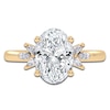 Thumbnail Image 3 of Oval-Cut Lab-Created Diamond Engagement Ring 2-1/6 ct tw 14K Yellow Gold