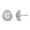 Thumbnail Image 1 of Lab-Created Diamond Twist Earring Jackets 1/2 ct tw ct tw 10K White Gold