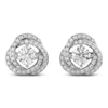 Thumbnail Image 3 of Lab-Created Diamond Twist Earring Jackets 1/2 ct tw ct tw 10K White Gold