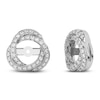 Thumbnail Image 4 of Lab-Created Diamond Twist Earring Jackets 1/2 ct tw ct tw 10K White Gold