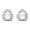 Thumbnail Image 6 of Lab-Created Diamond Twist Earring Jackets 1/2 ct tw ct tw 10K White Gold