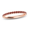 Thumbnail Image 1 of Juliette Maison Natural Garnet Eternity Ring 10K Rose Gold