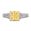 Thumbnail Image 1 of Le Vian Sunny Yellow Diamond Ring 1 ct tw Round 14K Vanilla Gold