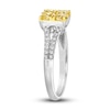 Thumbnail Image 3 of Le Vian Sunny Yellow Diamond Ring 1 ct tw Round 14K Vanilla Gold