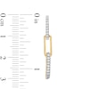 Thumbnail Image 2 of Kallati Diamond Paperclip Earrings 5/8 ct tw Round 14K Yellow Gold