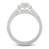 Thumbnail Image 2 of Diamond Bridal Set 1/2 ct tw Round 14K White Gold