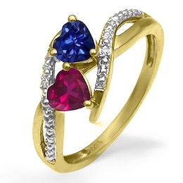 Birthstone Couple's Ring