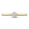 Thumbnail Image 3 of Diamond Solitaire Engagement Ring 1/4 ct tw Bezel-Set Round 14K Yellow Gold (I2/I)