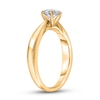 Thumbnail Image 2 of Diamond Solitaire Concave Engagement Ring 1/4 ct tw Round 14K Yellow Gold (I2/I)