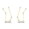 Thumbnail Image 1 of Diamond Gemini Constellation Earrings 1/8 ct tw Round 14K Yellow Gold