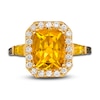 Thumbnail Image 2 of Le Vian Natural Citrine Ring 3/8 ct tw Round 14K Honey Gold