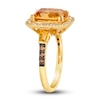 Thumbnail Image 3 of Le Vian Natural Citrine Ring 3/8 ct tw Round 14K Honey Gold