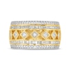 Thumbnail Image 4 of Kallati Diamond Ring 1 ct tw Round/Baguette/Princess 14K Yellow Gold