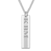 Thumbnail Image 1 of Men's Engravable Pendant Necklace Sterling Silver  22&quot;