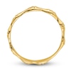 Thumbnail Image 2 of High-Polish Bamboo Ring 14K Yellow Gold