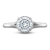 Thumbnail Image 3 of Diamond Engagement Ring 1-1/6 ct tw Round Platinum