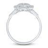 Thumbnail Image 2 of Diamond Floral Ring 1/3 ct tw Round 14K White Gold