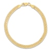 Thumbnail Image 1 of Semi-Solid Bismark Chain Bracelet 14K Yellow Gold 7.25&quot; 4.7mm