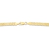 Thumbnail Image 2 of Semi-Solid Bismark Chain Bracelet 14K Yellow Gold 7.25&quot; 4.7mm