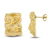 Thumbnail Image 2 of Sculpted Rectangle Earrings 14K Yellow Gold 20.4mm