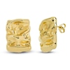 Thumbnail Image 3 of Sculpted Rectangle Earrings 14K Yellow Gold 20.4mm