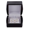 Thumbnail Image 5 of Cultured Pearl & Diamond Leaf Gift Set 1/20 ct tw 10K Yellow Gold