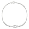 Thumbnail Image 1 of Diamond Interlocking Teardrop Bracelet 1/2 ct tw 10K White Gold 7.5&quot;