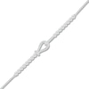 Thumbnail Image 2 of Diamond Interlocking Teardrop Bracelet 1/2 ct tw 10K White Gold 7.5&quot;