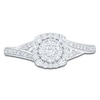 Thumbnail Image 2 of Multi-Diamond Cushion-Shaped Promise Ring 1/3 ct tw 10K White Gold