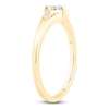 Thumbnail Image 2 of Princess-Cut Quad Diamond Promise Ring 1/5 ct tw 10K Yellow Gold