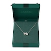 Thumbnail Image 1 of Marquise & Round-Cut Lab-Created Diamond Two-Stone Necklace 2 ct tw 14K Yellow Gold 18&quot;