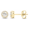 Thumbnail Image 1 of Brilliant Moments Diamond Halo Stud Earrings 1/2 ct tw 14K Yellow Gold