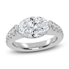 Thumbnail Image 1 of Oval-Cut Created By Jared Studio Lab-Created Diamond Engagement Ring 3-1/2 ct tw 14K White Gold